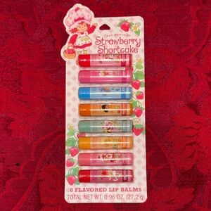 Strawberry Shortcake 8 Pack Flavored Lip Balms